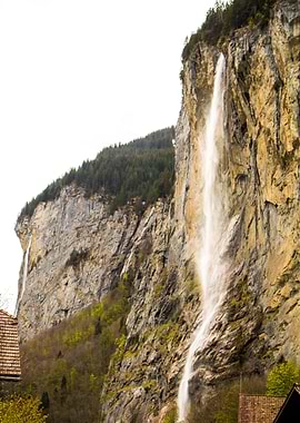 Waterfall in Switzerland