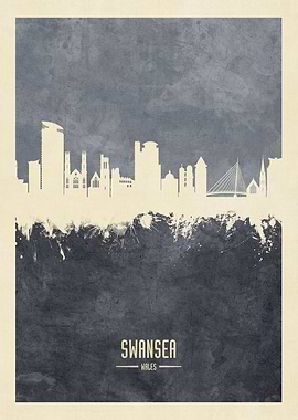 Swansea Wales Skyline