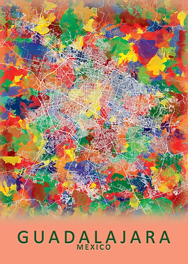 Guadalajara Mexico Map