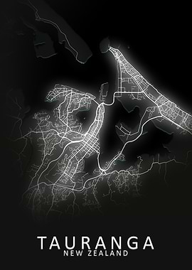 Tauranga New Zealand Map