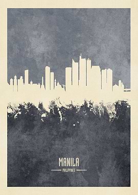 Manila Philippines Skyline