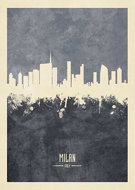 Milan Italy Skyline