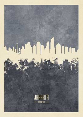 Jakarta Indonesia Skyline