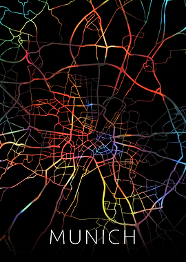 Munich Germany Watercolor