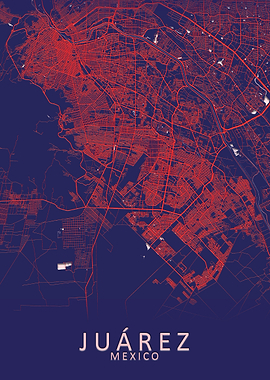Juarez Mexico City Map