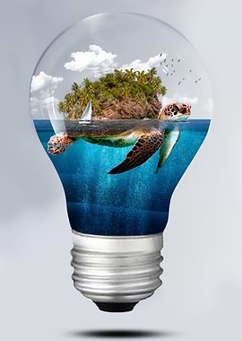 Turtle Island in the light