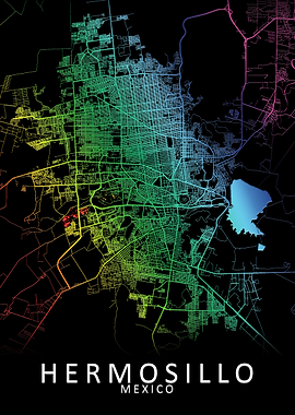 Hermosillo Mexico City Map