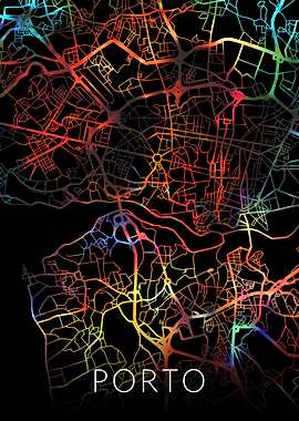 Porto Portugal Watercolor