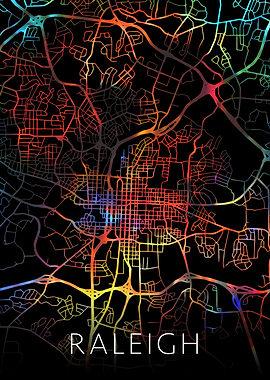 Raleigh North Carolina Map
