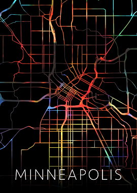 Minneapolis Minnesota Map