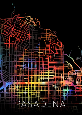 Pasadena City Watercolor