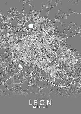 Leon Mexico City Map