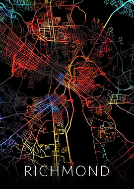 Richmond Virginia City Map