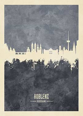 Koblenz Germany Skyline