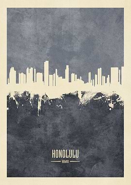 Honolulu Hawaii Skyline