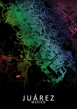 Juarez Mexico City Map