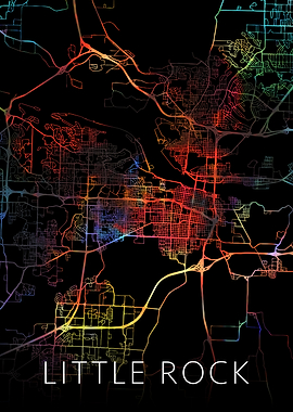 Little Rock Arkansas Map