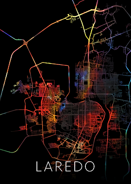 Laredo Texas Watercolor