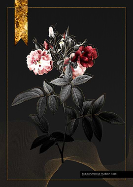 Subcorymbose Hudson Rose