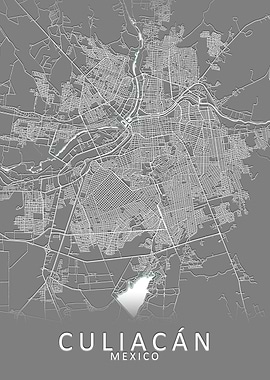 Culiacan Mexico City Map