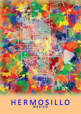 Hermosillo Mexico City Map