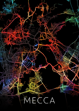 Mecca Saudi Arabia Map