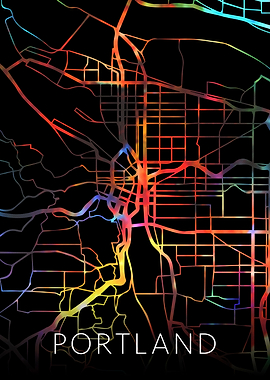 Portland Oregon Watercolor