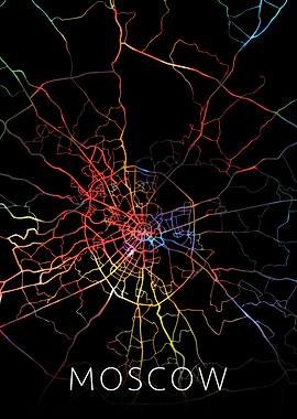 Moscow Russia Watercolor