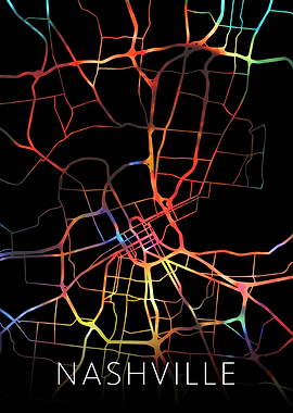 Nashville Tennessee Map