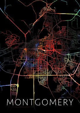 Montgomery Alabama Map