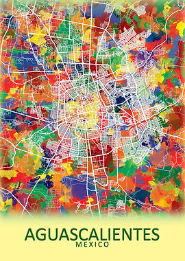 Aguascalientes Mexico Map