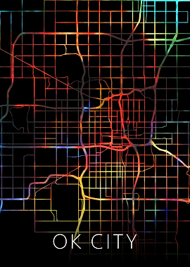 Oklahoma City Watercolor