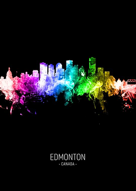 Edmonton Canada Skyline