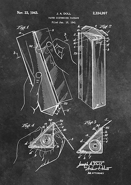 patent Doll paper dispensi