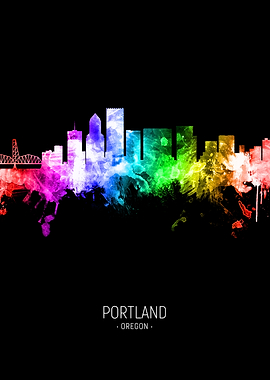 Portland Oregon Skyline