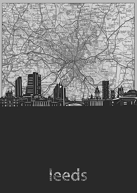 leeds skyline grey