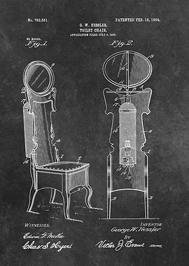 patent Hessler Toilet chai