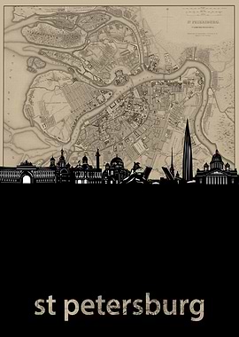 saint petersburg skyline