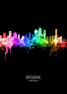 Brisbane Australia Skyline