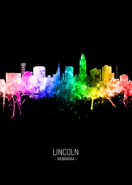 Lincoln Nebraska Skyline