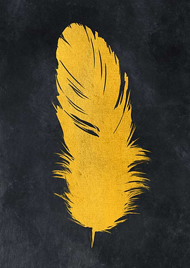Gold feather
