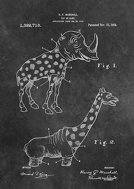 patent Marshall Toy or gam