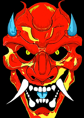 The Red Oni Mask