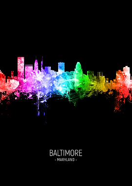 Baltimore Maryland Skyline