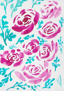 10 Watercolour Floral