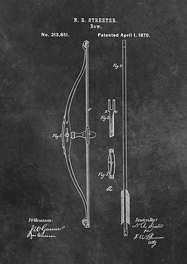 patent Streeter Bow 1879