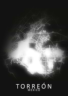 Torreon Mexico City Map