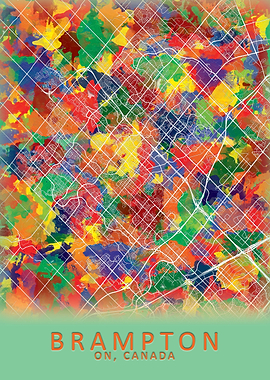 Brampton Canada City Map