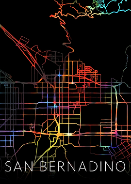 San Bernadino City Map