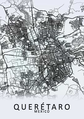 Queretaro Mexico City Map